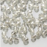Zdjęcie - Fire Polish Silver Lined - Crystal (SL00030) 3mm